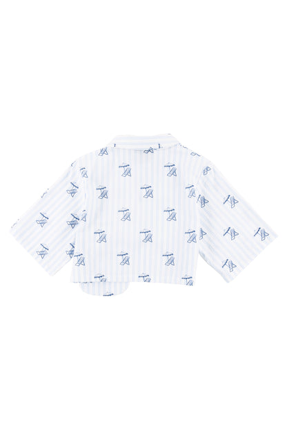 BARCA - Deckchair AOP Girl Shirt Cropped