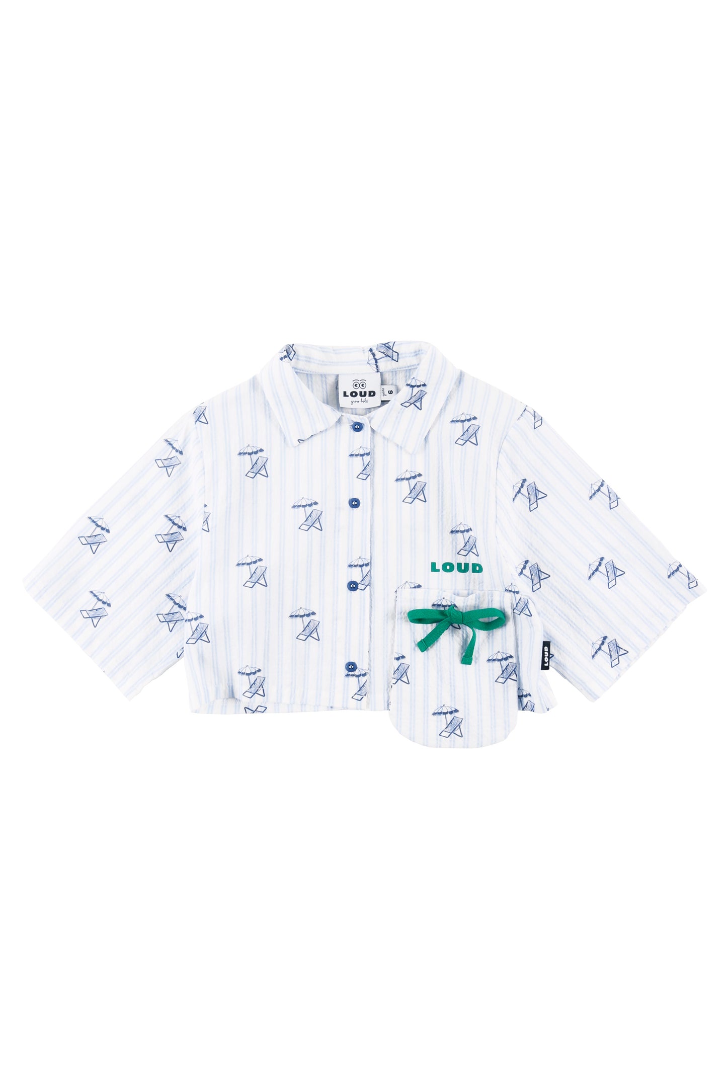 BARCA - Deckchair AOP Girl Shirt Cropped