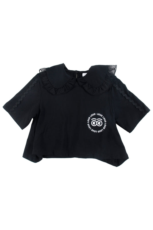 RICORDI - Black T-Shirt Collar (Sample)