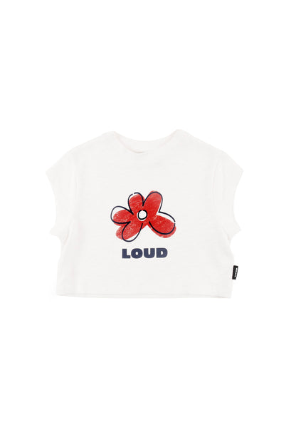 MARE - Gardenia Girls T-Shirt Loose Fit Drop Shoulder (SAMPLE)