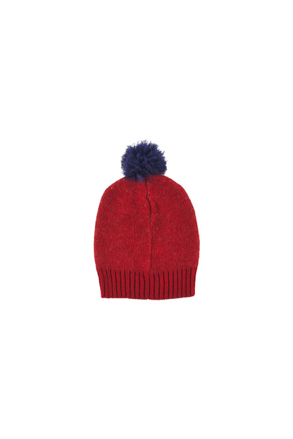 KITZ - FLOWER MOTIF BEANIE Hat pompon, knitwear