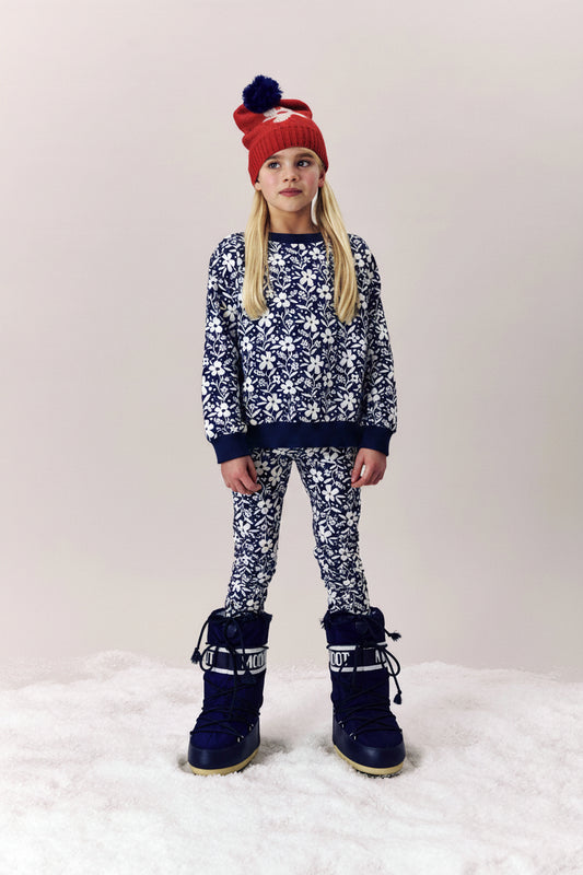 CERVO - Flower AOP LEGGINGS LOUD elastic waist