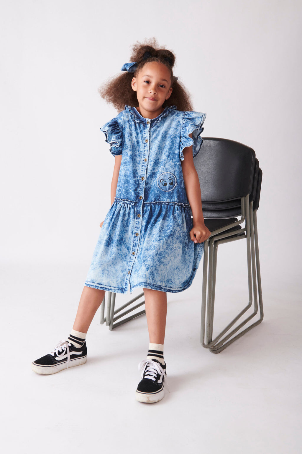 MOKU - Blue Dye Denim Dress Pinafore LOUD MOKU - Blue Dye Denim Dress Pinafore LOUD