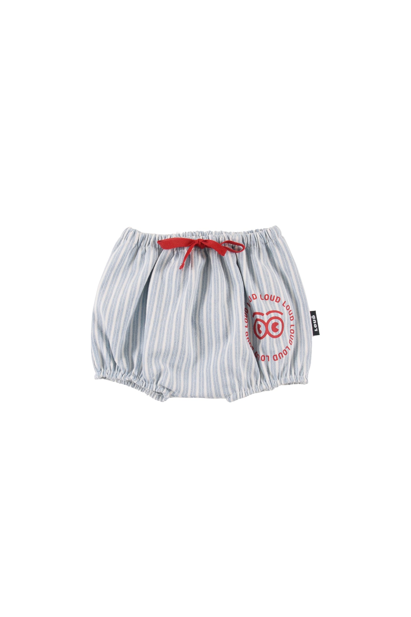 FARO - Mid Blue Stripe Baby Bloomers Relaxed Fit Elastic Waist (SAMPLE)