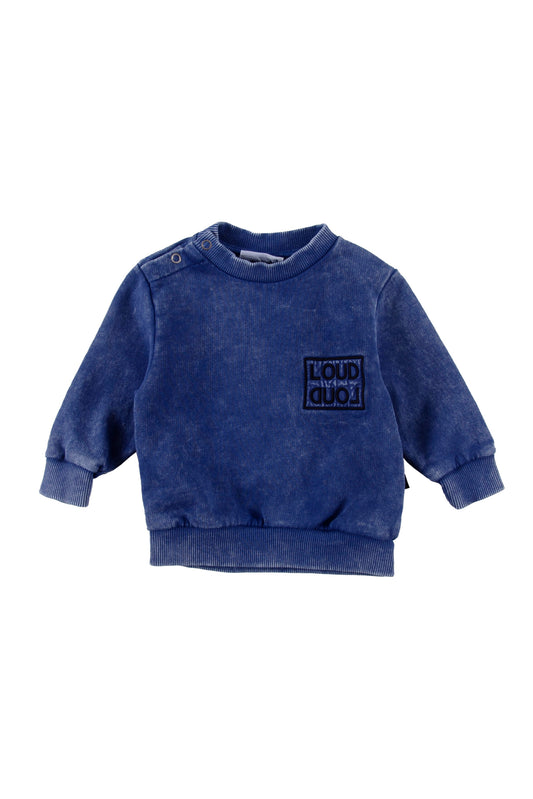 ZEN - Blue Marble Dye Sweater Regular Fit