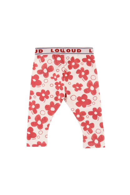 PIAZZETTA - Flower AOP Baby Leggings Loud Waist (SAMPLE)