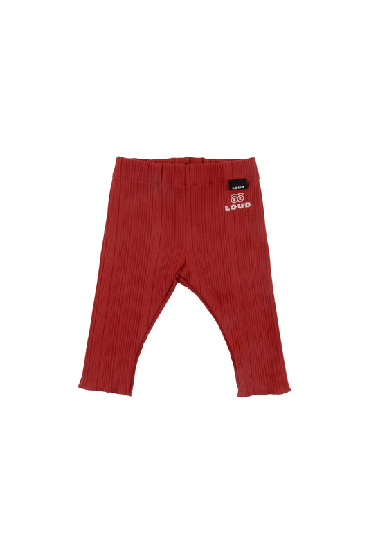 DELIZIA - Red Baby Leggings (SAMPLE)