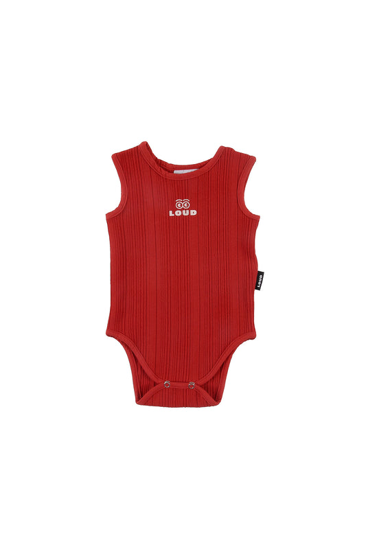 GRANITA - Red Baby Bodysuit