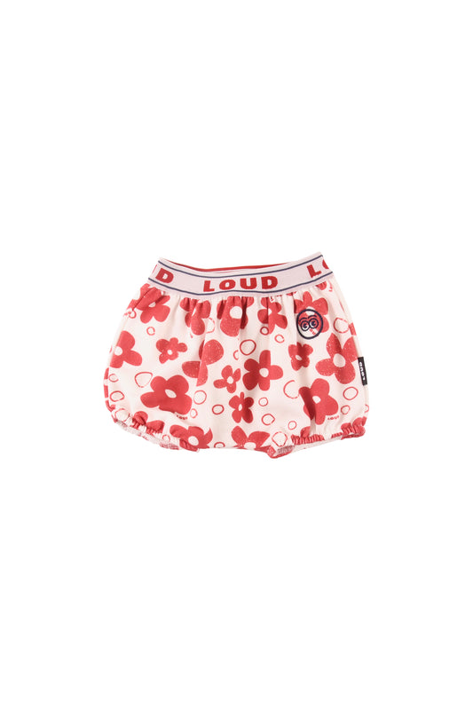 NOSTALGIA - Flower AOP Baby Bloomers Relaxed Fit