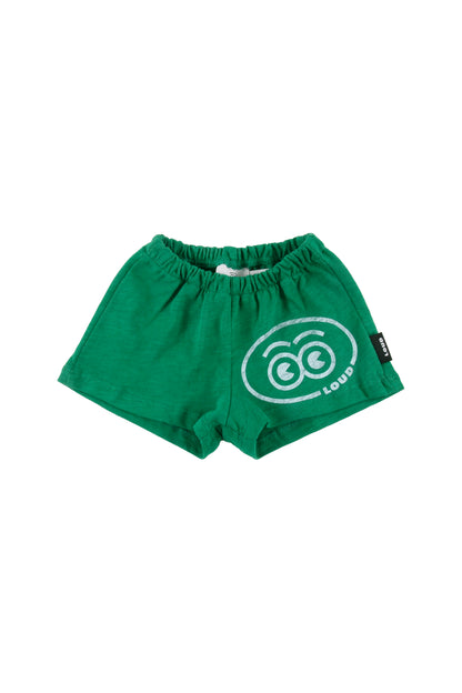 FRAGOLA - Green Baby Shorts Regular Fit Elastic Waist (SAMPLE)