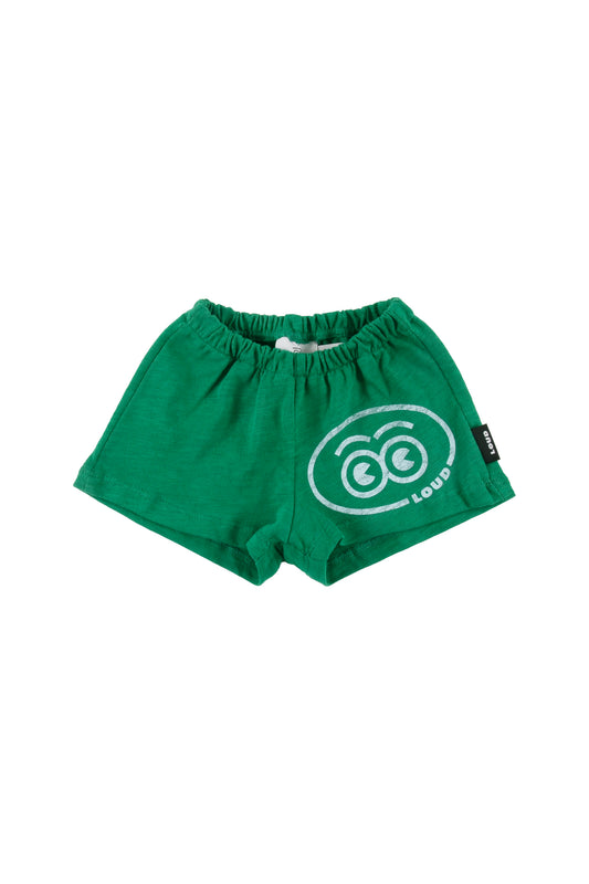 FRAGOLA - Green Baby Shorts Regular Fit Elastic Waist