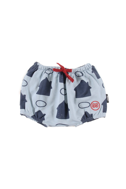 UNIT - Sky Blue House AOP Baby Bloomers