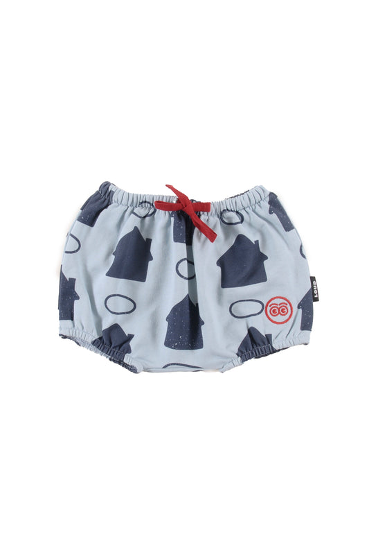 UNIT - Sky Blue House AOP Baby Bloomers