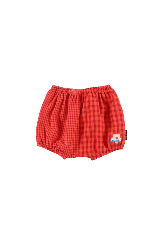 PORTO - Red Check Baby Girl Bloomers