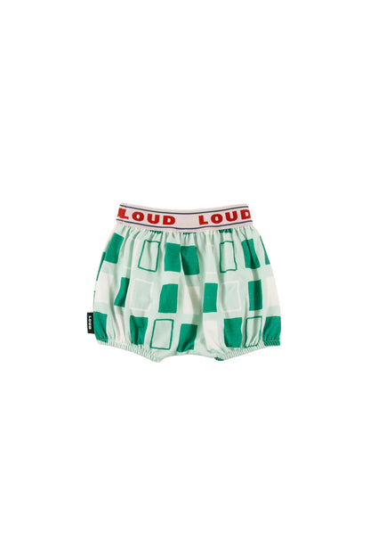 LATTE - Abstract Check AOP Baby Bloomers Relaxed Fit