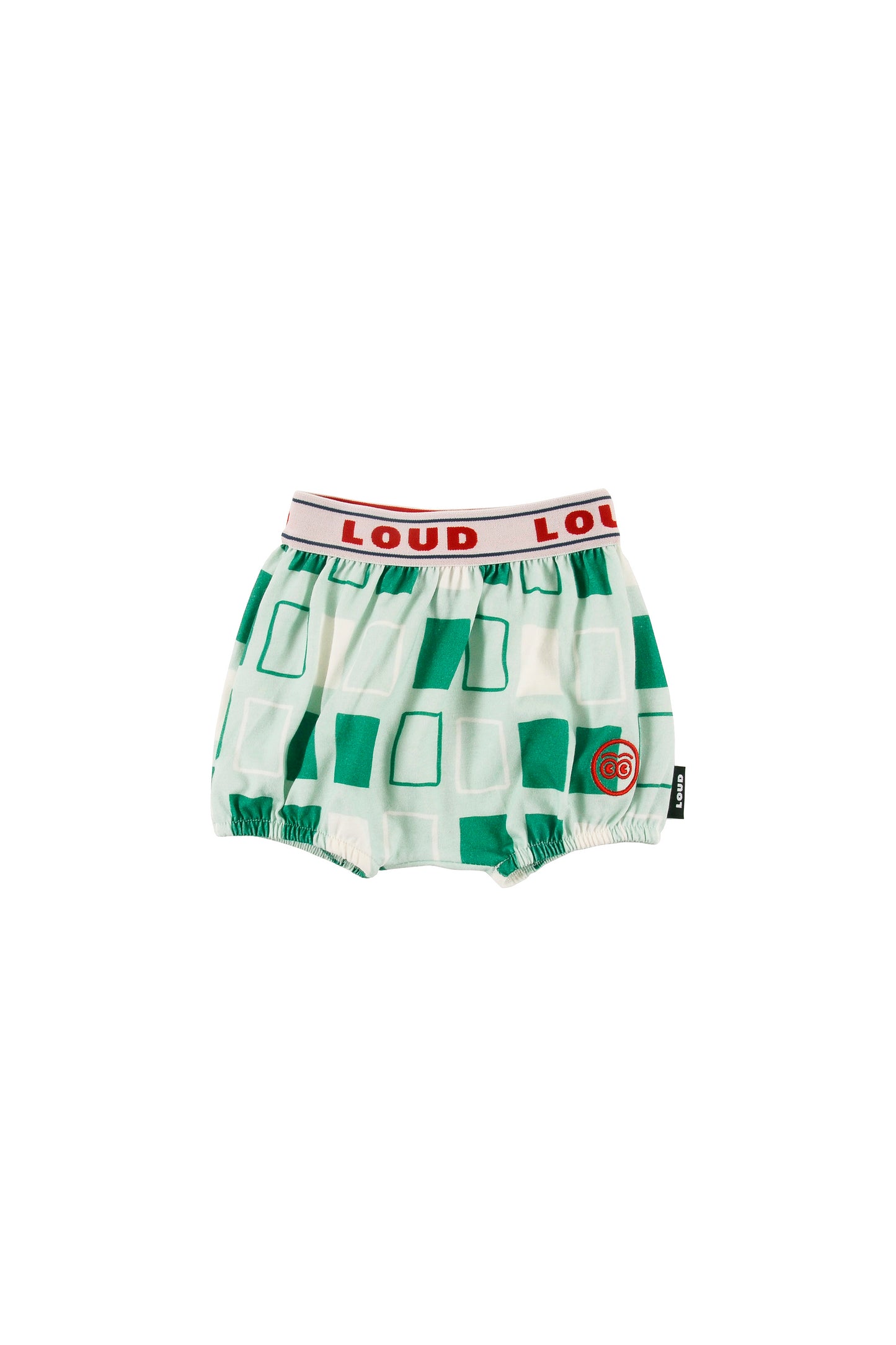 LATTE - Abstract Check AOP Baby Bloomers Relaxed Fit