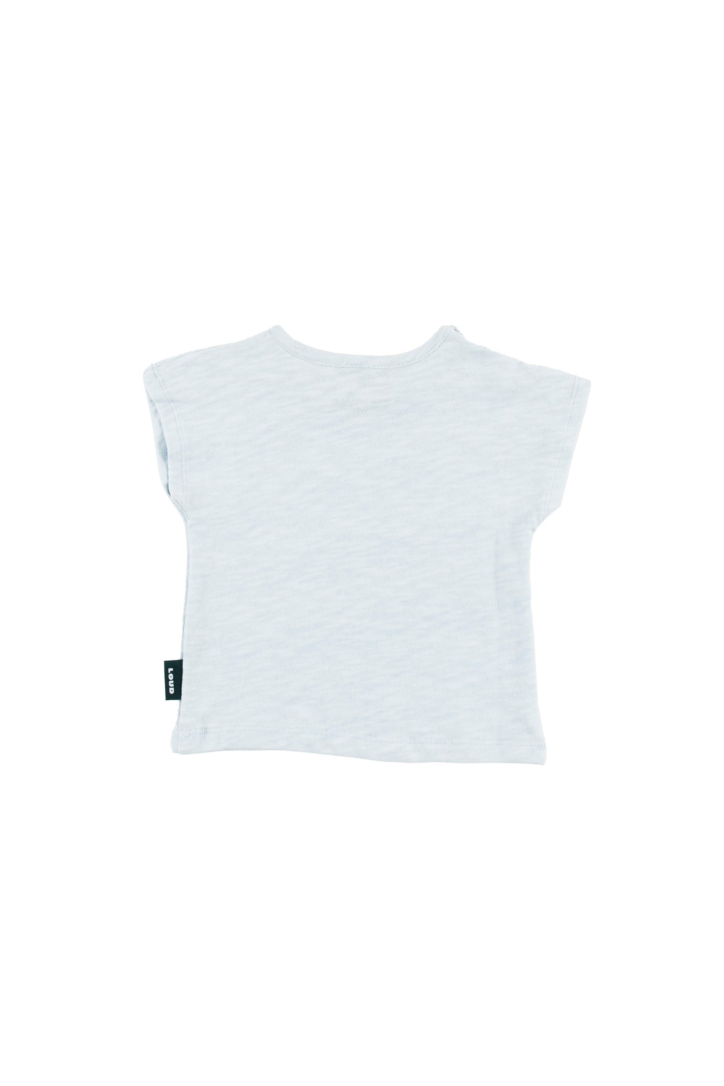 FONTELINA - Delicate Blue Baby T-Shirt Relaxed Fit (SAMPLE)