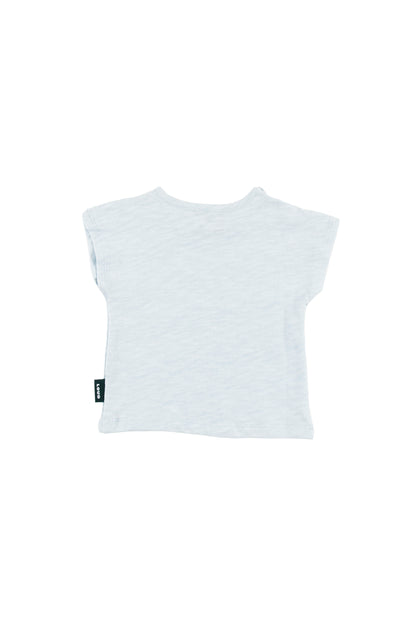 FONTELINA - Delicate Blue Baby T-Shirt Relaxed Fit (SAMPLE)