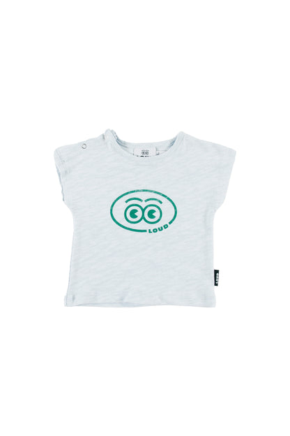 FONTELINA - Delicate Blue Baby T-Shirt Relaxed Fit (SAMPLE)