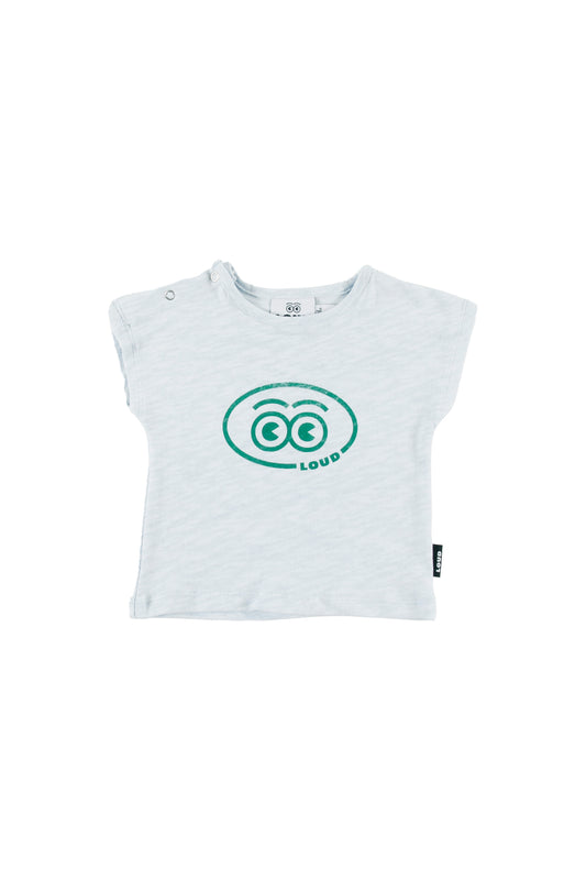 FONTELINA - Delicate Blue Baby T-Shirt Relaxed Fit