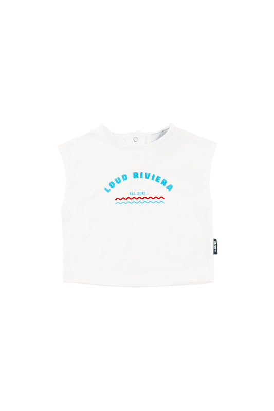 FENICIA - Gardenia Baby T-Shirt Relaxed Fit Drop Shoulder