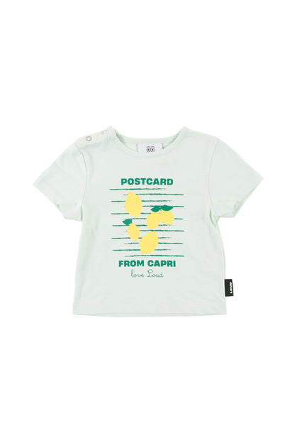 POSTCARD - Jade/Lemon Print Baby T-Shirt Regular Fit (SAMPLE)