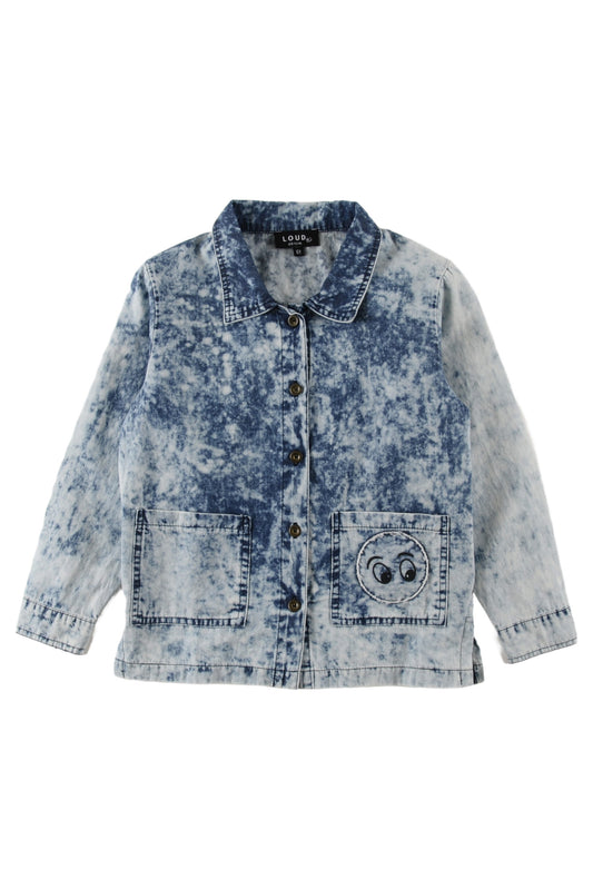 KAUWELA - Blue Dye Denim Shirt Long Sleeve