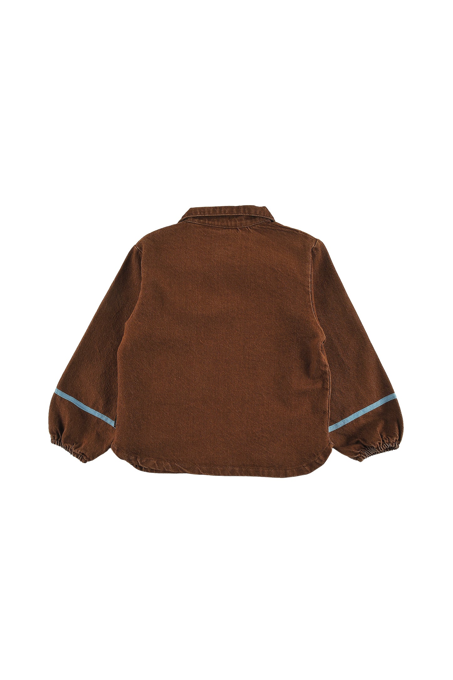 TAIL - CHOCO SHIRT loose fit, collar and front pocket, contrast tape sleeve, circle LOUD eyes logo print