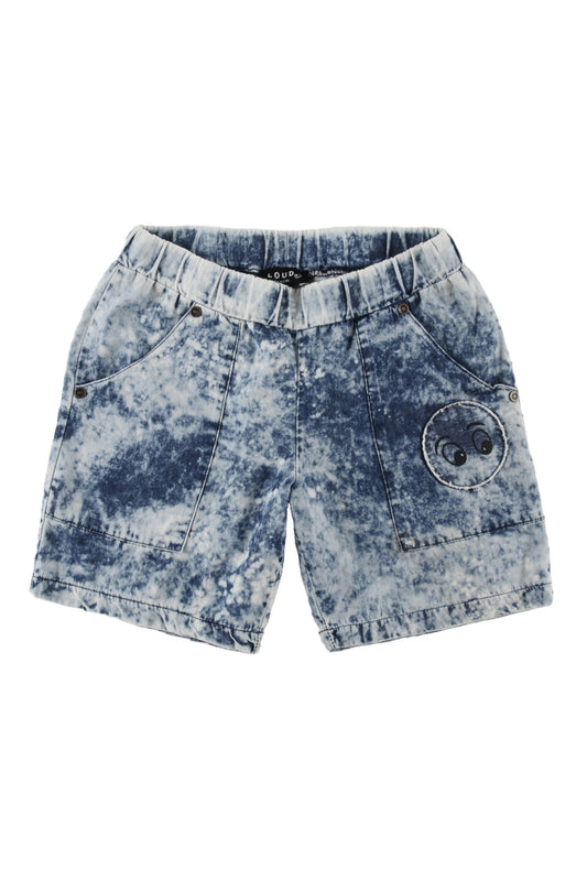 OLIE - Blue Dye Denim Shorts