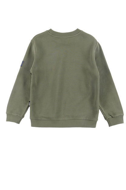 FAMILY - Green Sweater Regular Fit