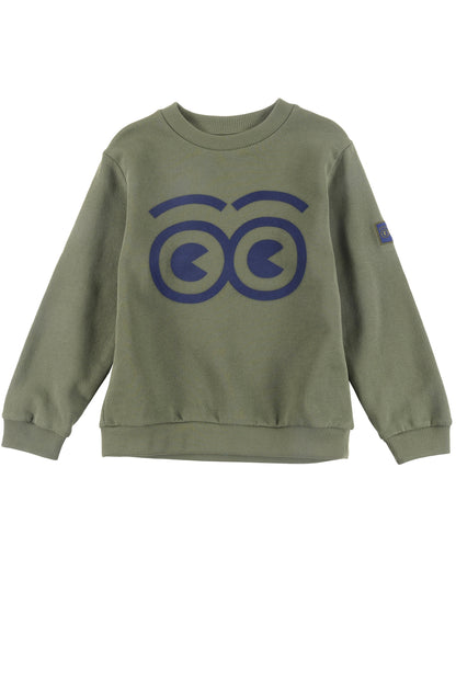 FAMILY - Green Sweater Regular Fit