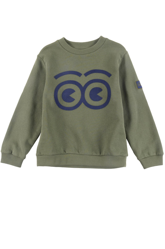FAMILY - Green Sweater Regular Fit