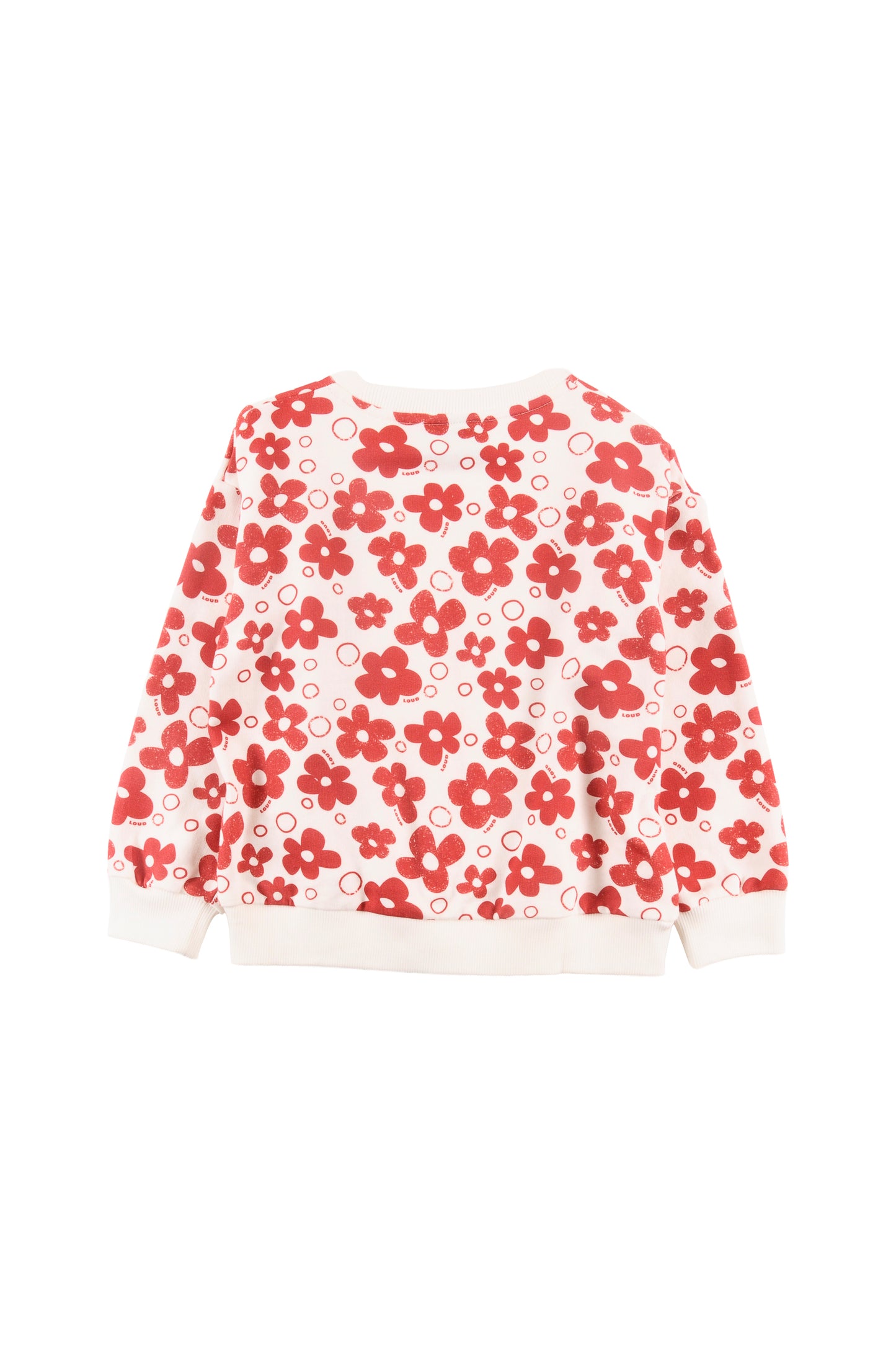 FIORI - Flower AOP Sweater Relaxed Fit Drop Shoulder