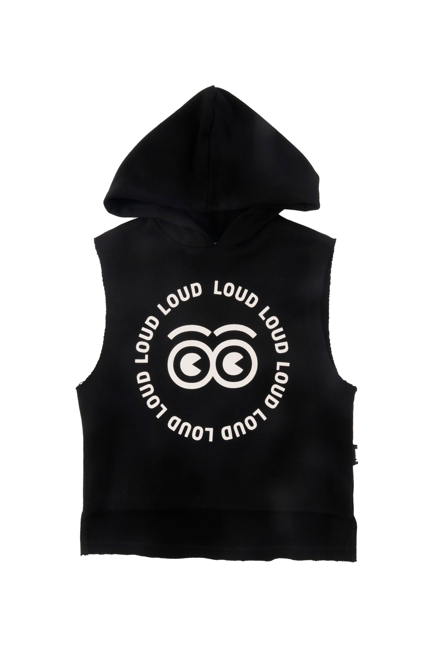 BOND - Black Sleeveless Sweater Hooded (Sample)