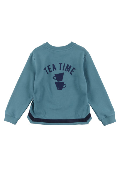 DYNASTY - Turquoise Sweater Loose Fit