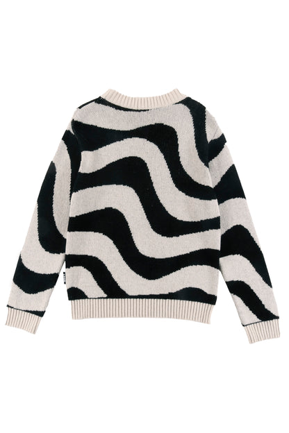 COOKIES - Black/Sand Knitted Pullover(Sample)