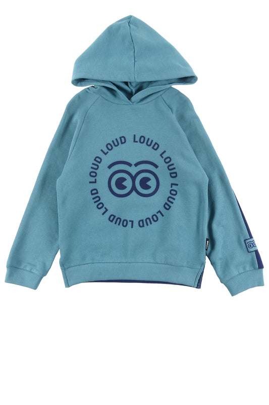 COZY - Turquoise/Navy 2 Tone Sweater Hood