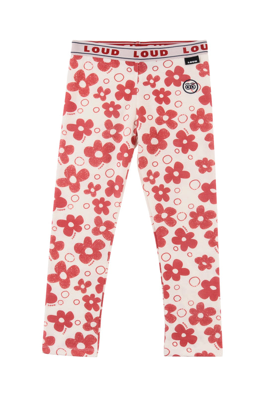VIOLET - Flower AOP Leggings Loud Waist (SAMPLE)