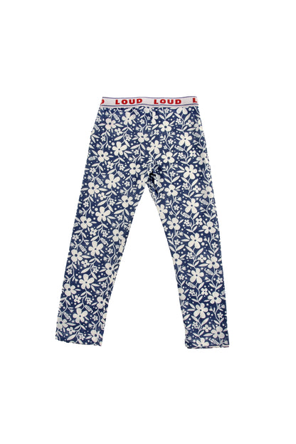CERVO - Flower AOP LEGGINGS LOUD elastic waist