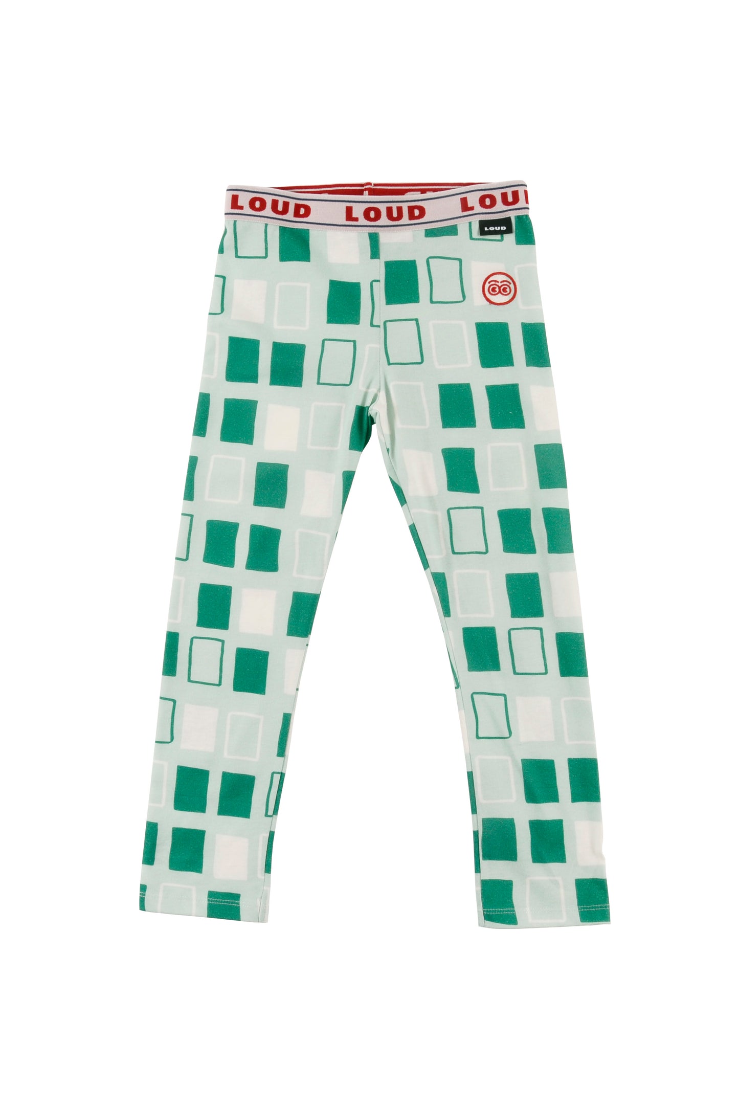 MENTA - Abstract Check AOP Leggings Loud Elasticated Waist (SAMPLE)