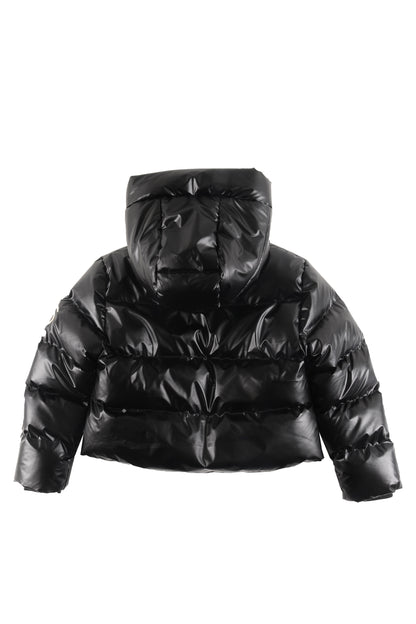 JOKE - Black Outerwear Hooded Jacket Crop Fit