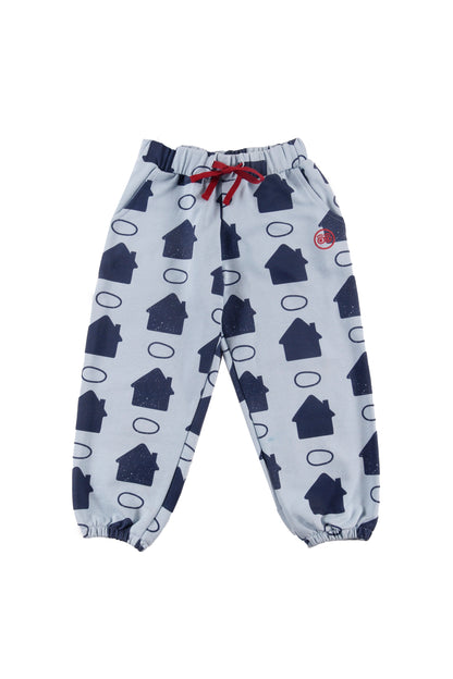 PET - Sky Blue Houses AOP Trousers (Sample)