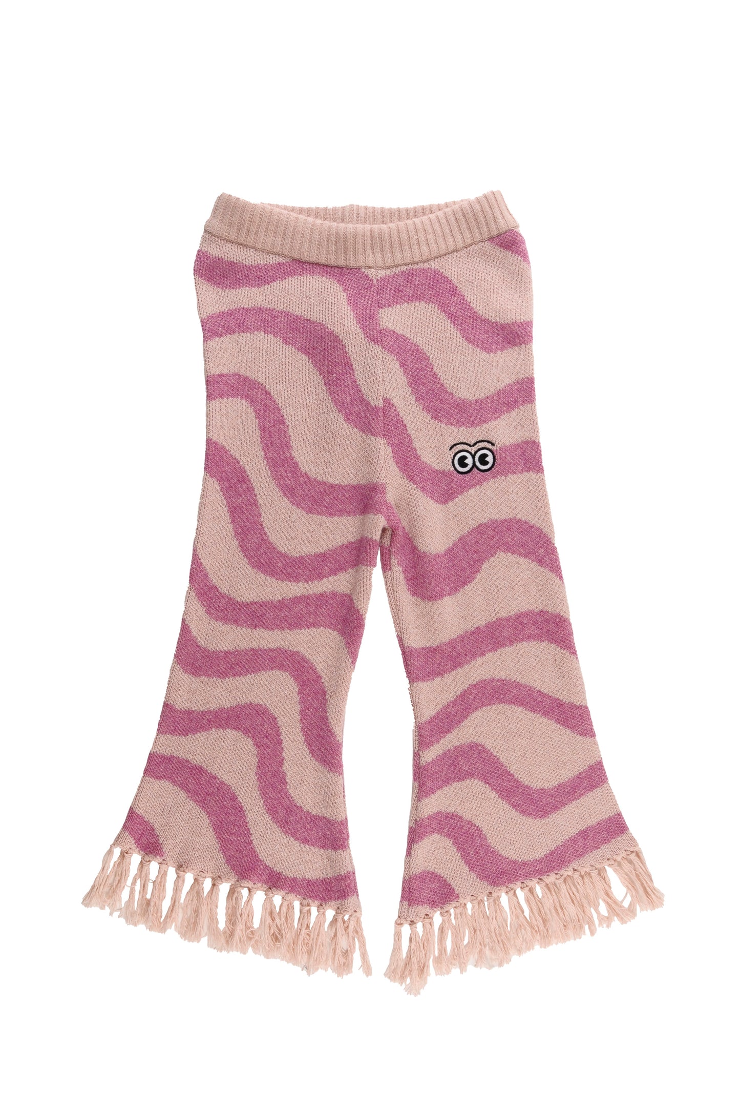 GAME - Pink/Rose Knitted Trousers Fringes (Sample)
