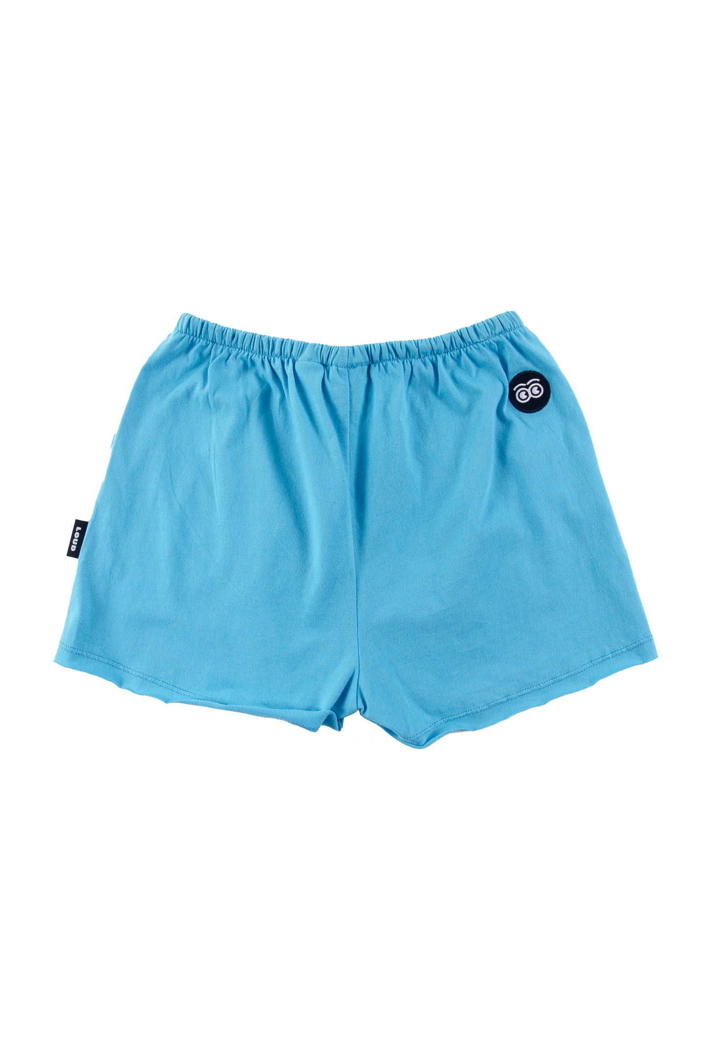 GIOCARE - Cyan Blue/Blue Print Shorts