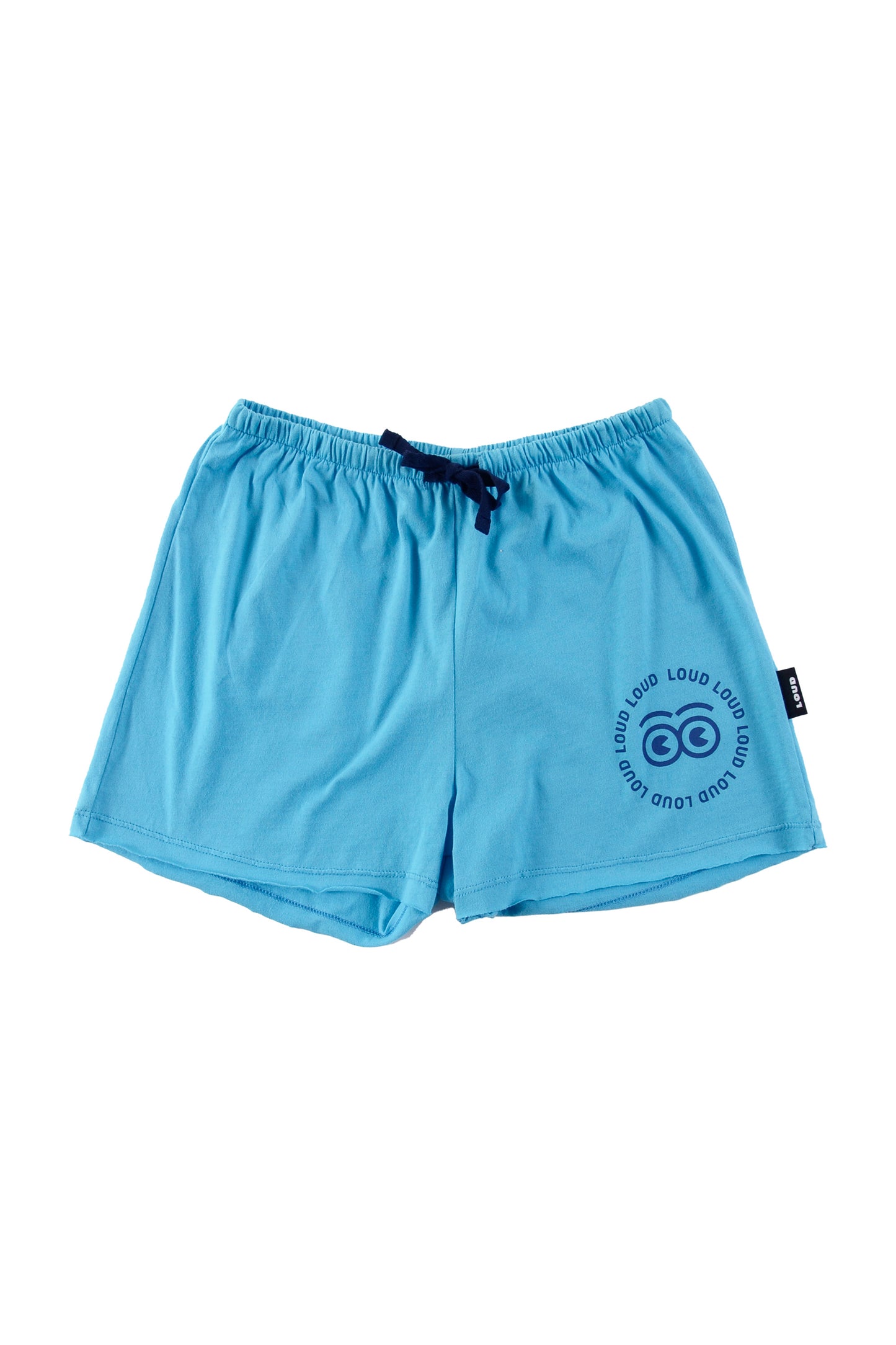 GIOCARE - Cyan Blue/Blue Print Shorts