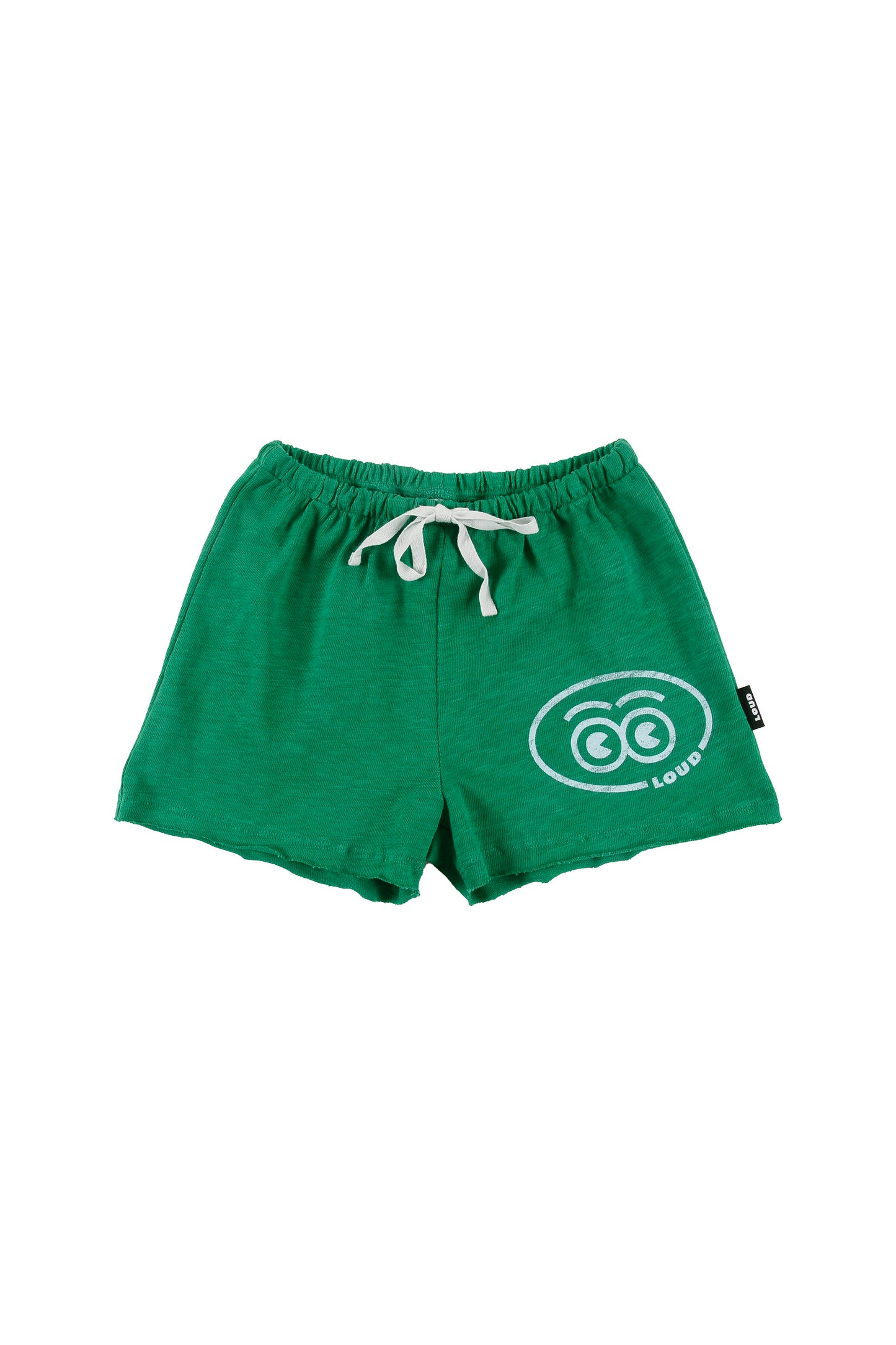 LUNA - Green Shorts Regular Fit Elastic Waist (SAMPLE)