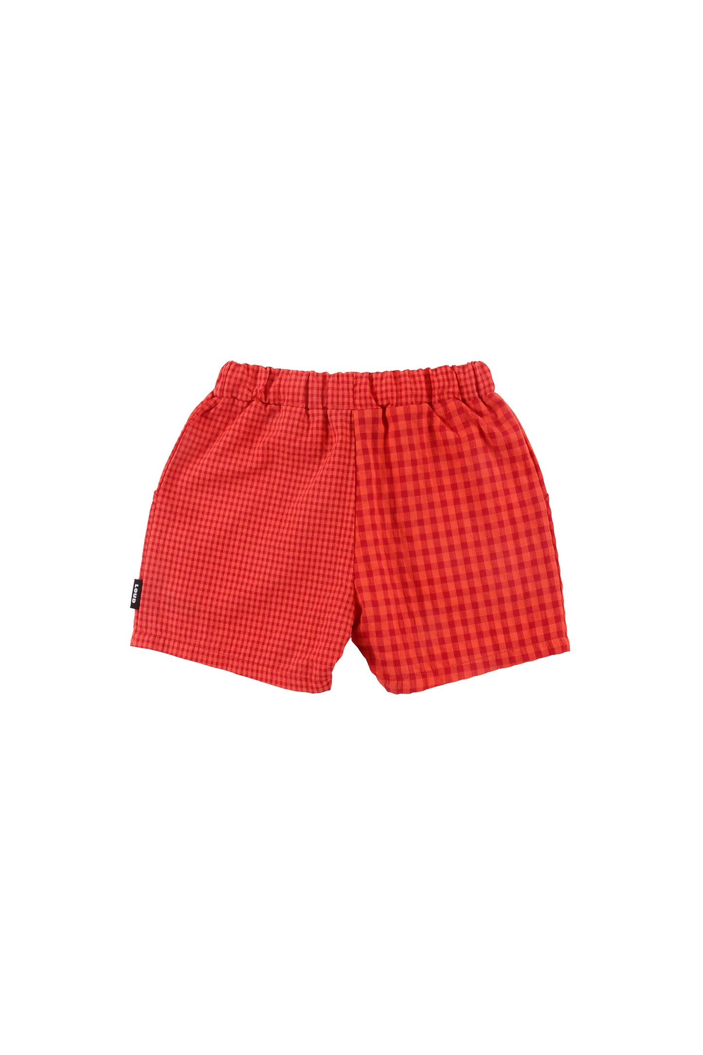 MARINA - Red Check Shorts Relaxed Fit (SAMPLE)