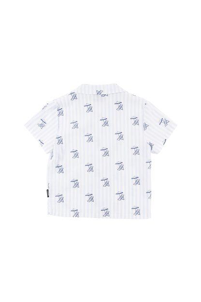 PESCE - Deckchair AOP Shirt Regular Fit Buttoned Front (SAMPLE)