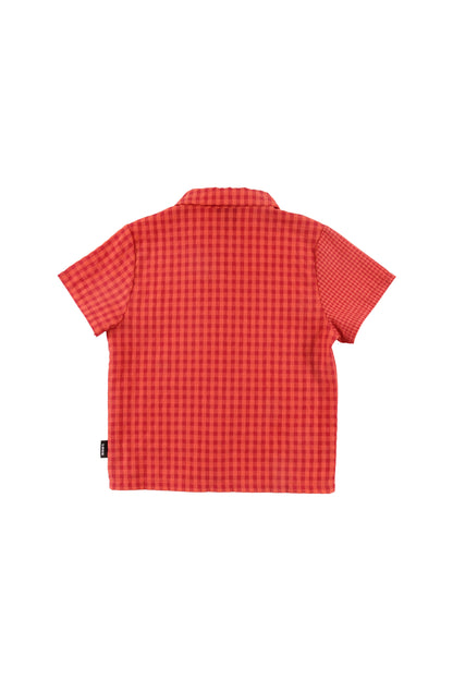 OASI - Red Check Shirt Regular Fit Front Pockets (SAMPLE)