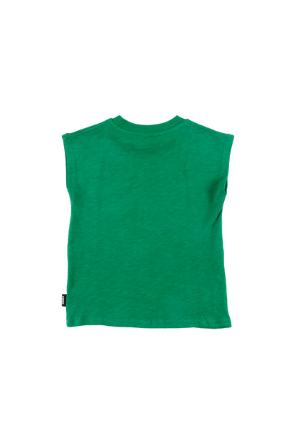 GERANIO - Green T-Shirt Loose Fit